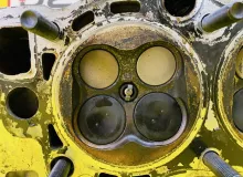 Головка блока цилиндров TOYOTA LAND CRUISER PRADO 2003 1110169136 VZJ121W 5VZFE, передняя правая