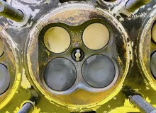Головка блока цилиндров TOYOTA LAND CRUISER PRADO 2003 1110169136 VZJ121W 5VZFE, передняя правая