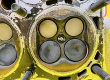 Головка блока цилиндров TOYOTA LAND CRUISER PRADO 2003 1110169136 VZJ121W 5VZFE, передняя правая
