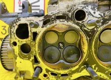 Головка блока цилиндров TOYOTA LAND CRUISER PRADO 2003 1110169136 VZJ121W 5VZFE, передняя левая