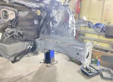 Лонжерон TOYOTA VITZ 2012|Цвет 1G3 5370252190 NSP135 1NRFE, передний левый