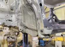 Порог кузова TOYOTA VITZ 2012|Цвет 1G3 6141252290 NSP135 1NRFE, левый