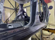 Порог кузова TOYOTA VITZ 2012|Цвет 1G3 6141252290 NSP135 1NRFE, левый