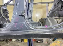 Порог кузова TOYOTA VITZ 2012|Цвет 1G3 6141252290 NSP135 1NRFE, левый