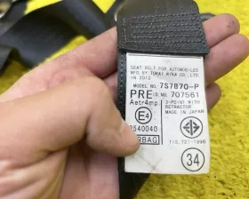 Ремень безопасности ПАРА ПЕРЕД TOYOTA