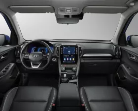 Пластиковая крышка на двс Hyundai / KIA