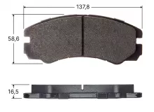 Колодки тормозные дисковые Avantech передние (противоскрипная пластина в компл.)
