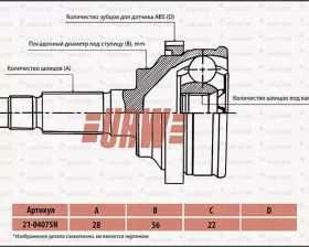 Шрус привода URW