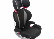 Кресло детское автомобильное Saratto Highback Junior Quattro, группа 2/3, черно-серое