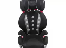 Кресло детское автомобильное Saratto Highback Junior Quattro, группа 2/3, черно-серое