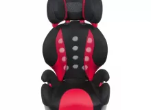 Кресло детское автомобильное Saratto Highback Junior Quattro, группа 2/3, черно-красное