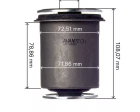 Сайлентблок переднего нижнего рычага, задний Avantech