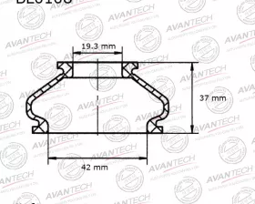 Пыльники деталей подвески Avantech (Кратность 10 шт.)