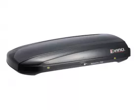 Бокс пластиковый 400л, New Shadow 14 (2-х стороннее открытие, матовый, черный)