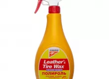 Полироль матовый (кож.,рез.,пласт.) Leather & Tire Wax Low Gloss, 500мл