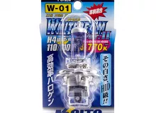 Лампа высокотемпературная Koito Whitebeam H4U 12V 60/55W (110/110W) 3770K, блистер-упаковка 1 шт.