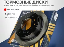 Диск тормозной зад. ADVICS