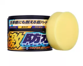Полироль для кузова защитный Soft99 Water Block Wax для тёмных авто, 300гр.