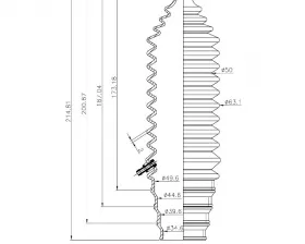 Пыльник рулевой системы Avantech