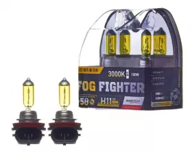 Лампа высокотемпературная Avantech H11 12V 55W (100W) 3000K, комплект 2 шт.