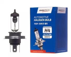 Лампа головного света Avantech H4 (HB2) 24V 75/70W