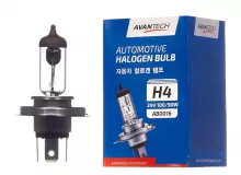 Лампа головного света Avantech H4 (HB2) 24V 100/90W