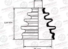 Пыльник привода Avantech