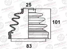 Пыльник привода Avantech