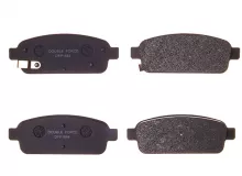 Колодки тормозные дисковые задние Double Force
