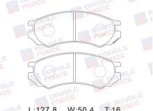 Колодки тормозные дисковые передние Double Force