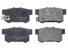 Колодки тормозные дисковые задние Double Force
