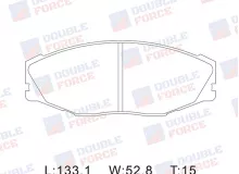 Колодки тормозные дисковые передние Double Force