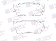 Колодки тормозные дисковые передние Double Force