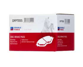 Колодки тормозные дисковые задние Double Force