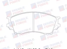 Колодки тормозные дисковые передние Double Force