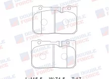 Колодки тормозные дисковые передние Double Force Колодки тормозные дисковые передние Double Force