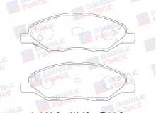 Колодки тормозные дисковые передние Double Force