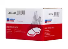 Колодки тормозные дисковые передние Double Force Замена для арт. DFP3363