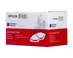 Колодки тормозные дисковые задние Double Force