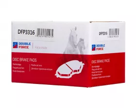 Колодки тормозные дисковые передние Double Force
