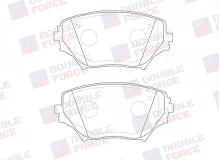 Колодки тормозные дисковые передние Double Force