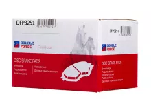 Колодки тормозные дисковые передние Double Force