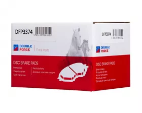Колодки тормозные дисковые задние Double Force