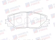 Колодки тормозные дисковые передние Double Force