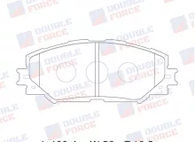 Колодки тормозные дисковые передние Double Force