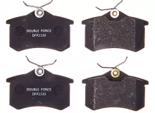 Колодки тормозные дисковые задние Double Force