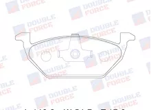 Колодки тормозные дисковые передние Double Force Заменён на арт. DFP1386