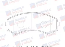 Колодки тормозные дисковые передние Double Force