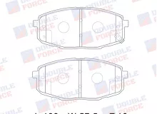 Колодки тормозные дисковые передние Double Force