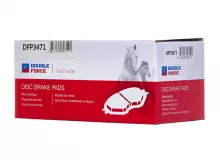 Колодки тормозные дисковые передние Double Force
